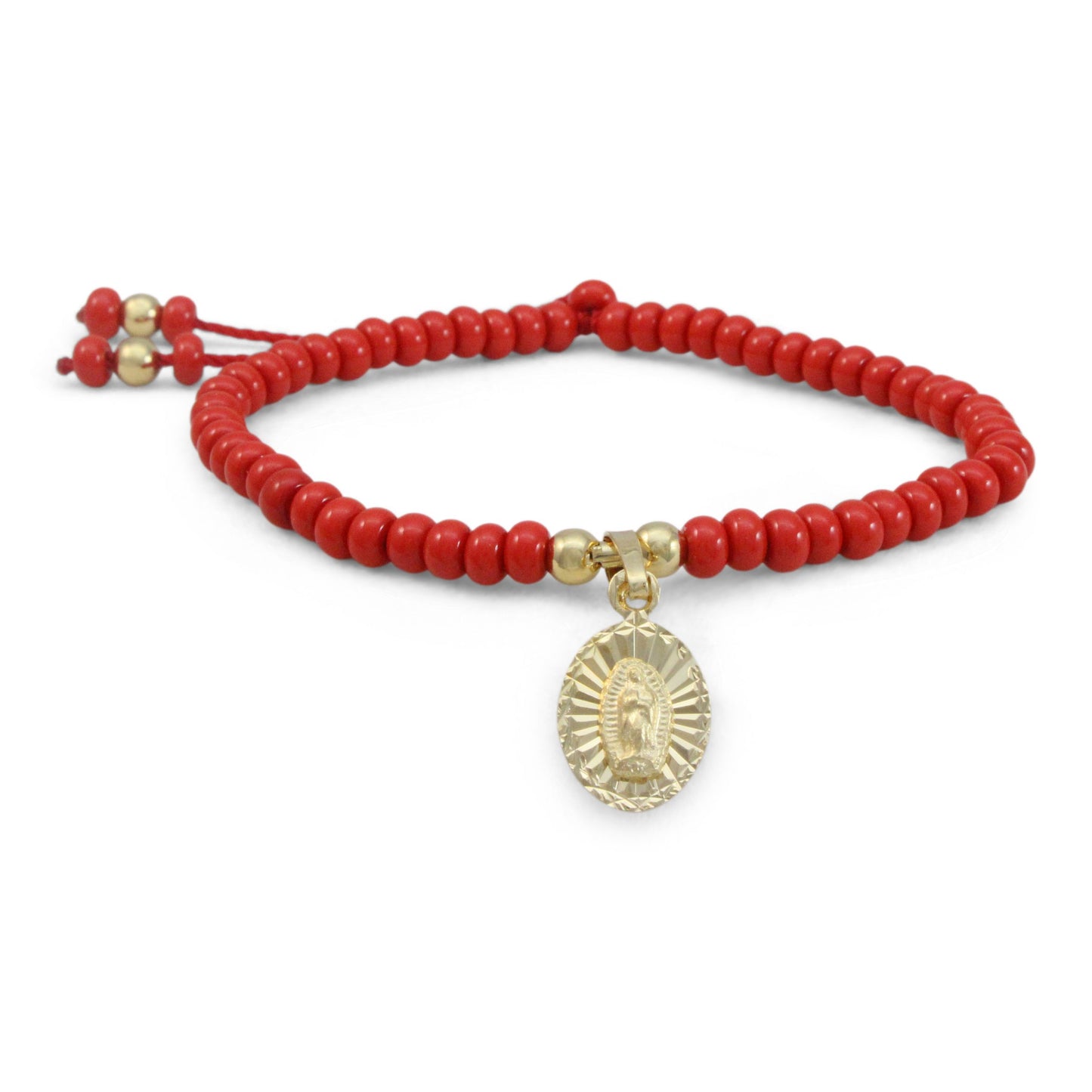 Pulsera de coral Virgen de Guadalupe