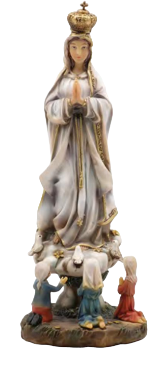 Cerámica: Fátima con niños