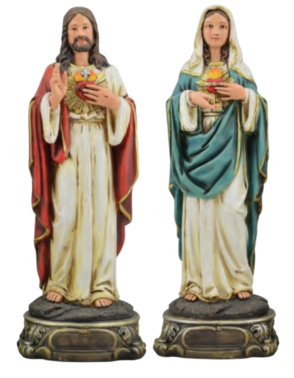 Cerámica:Sagrado corazón de Jesús y María