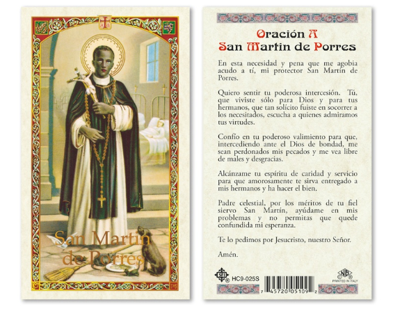 Estampa San Martín de Porres