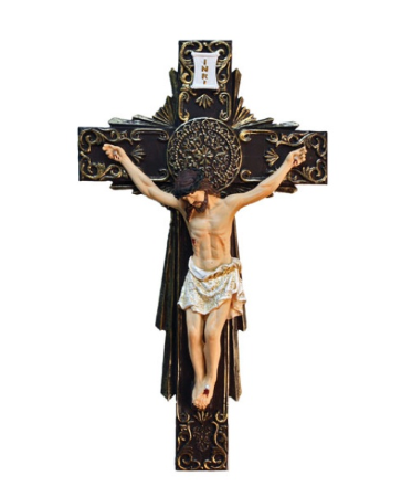 Crucifijo de resina