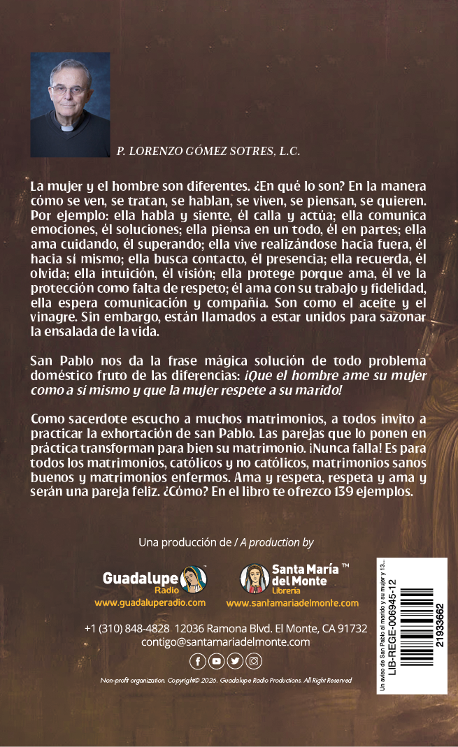 Un aviso de San Pablo al marido y su mujer y 139 aplicaciones (SMM)