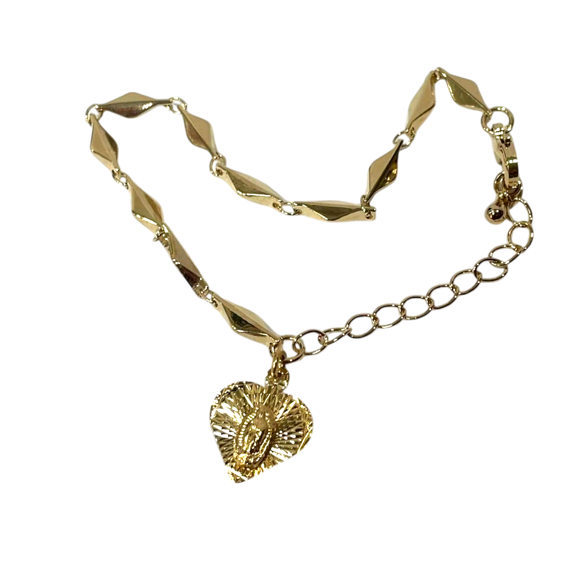 Pulsera Virgen de Guadalupe de rombos