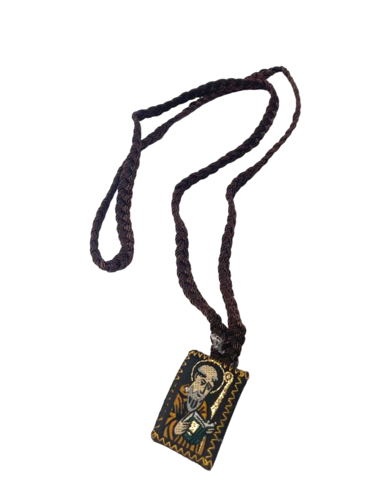 Escapulario de trenza de San Benito