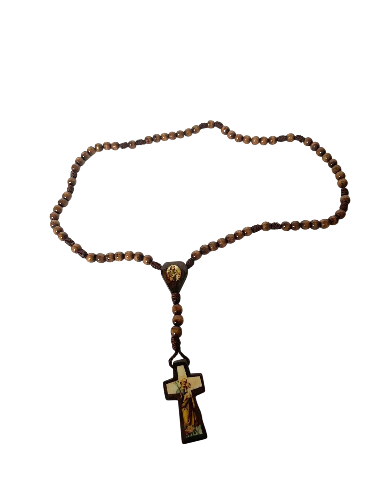 Rosario San José de madera