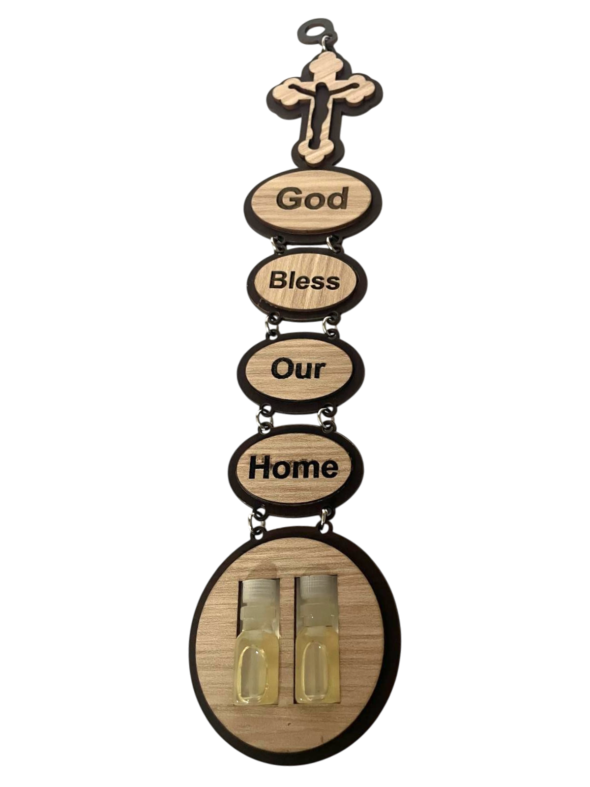 Cruz:Dios bendiga nuestro hogar/ God Bless our home/ Small