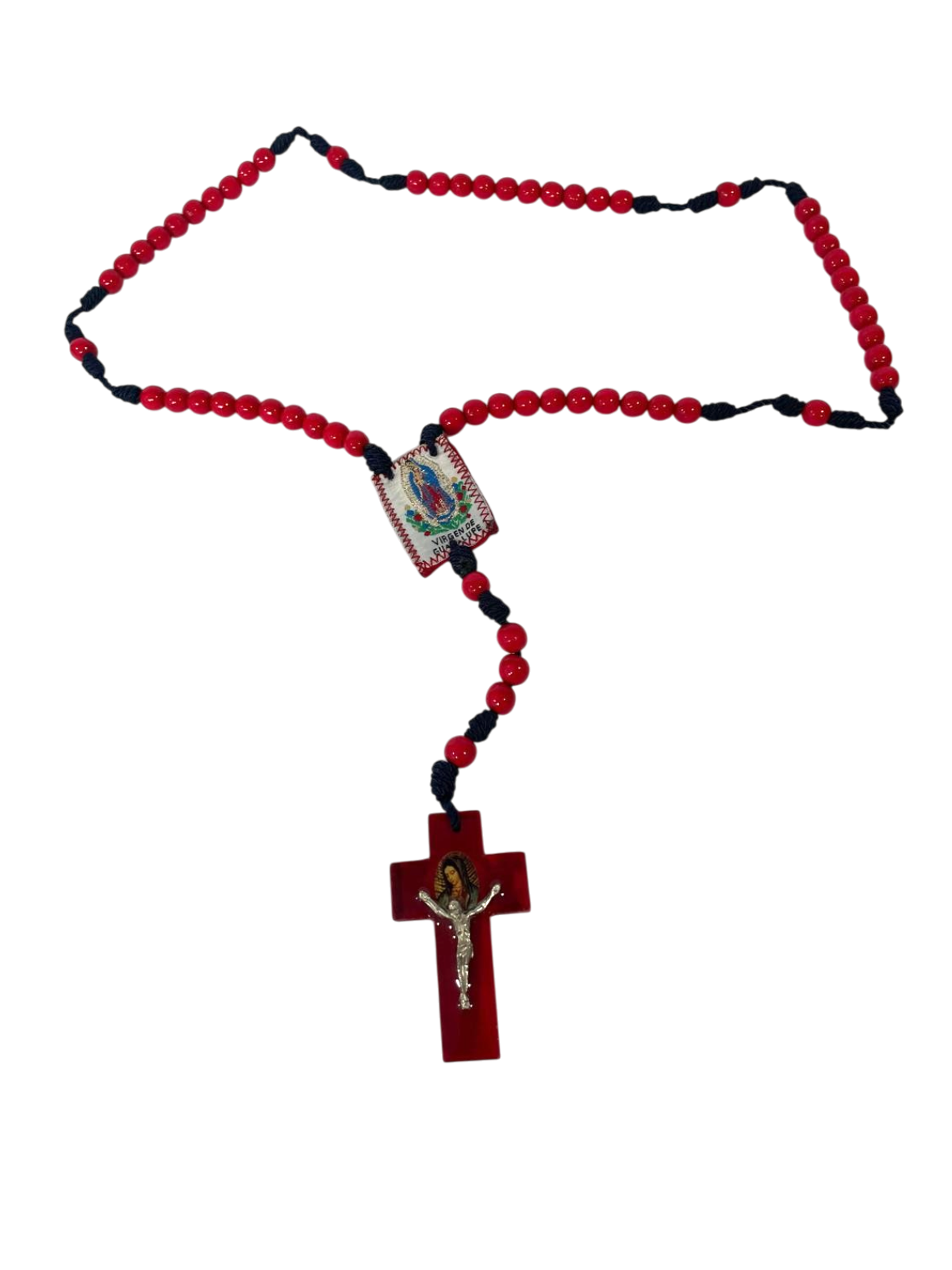 Rosario de escapulario de la Virgen de Guadalupe