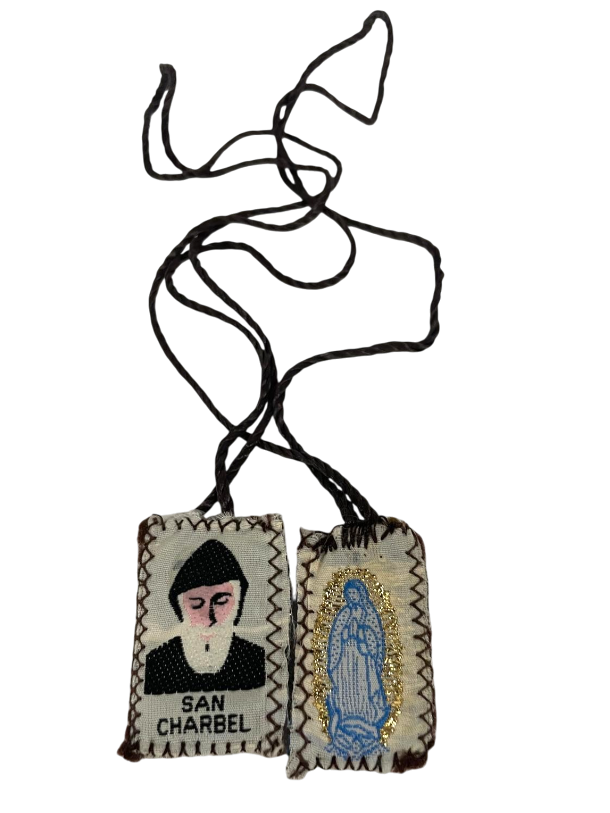 Escapulario San Charbel y Virgen de Guadalupe