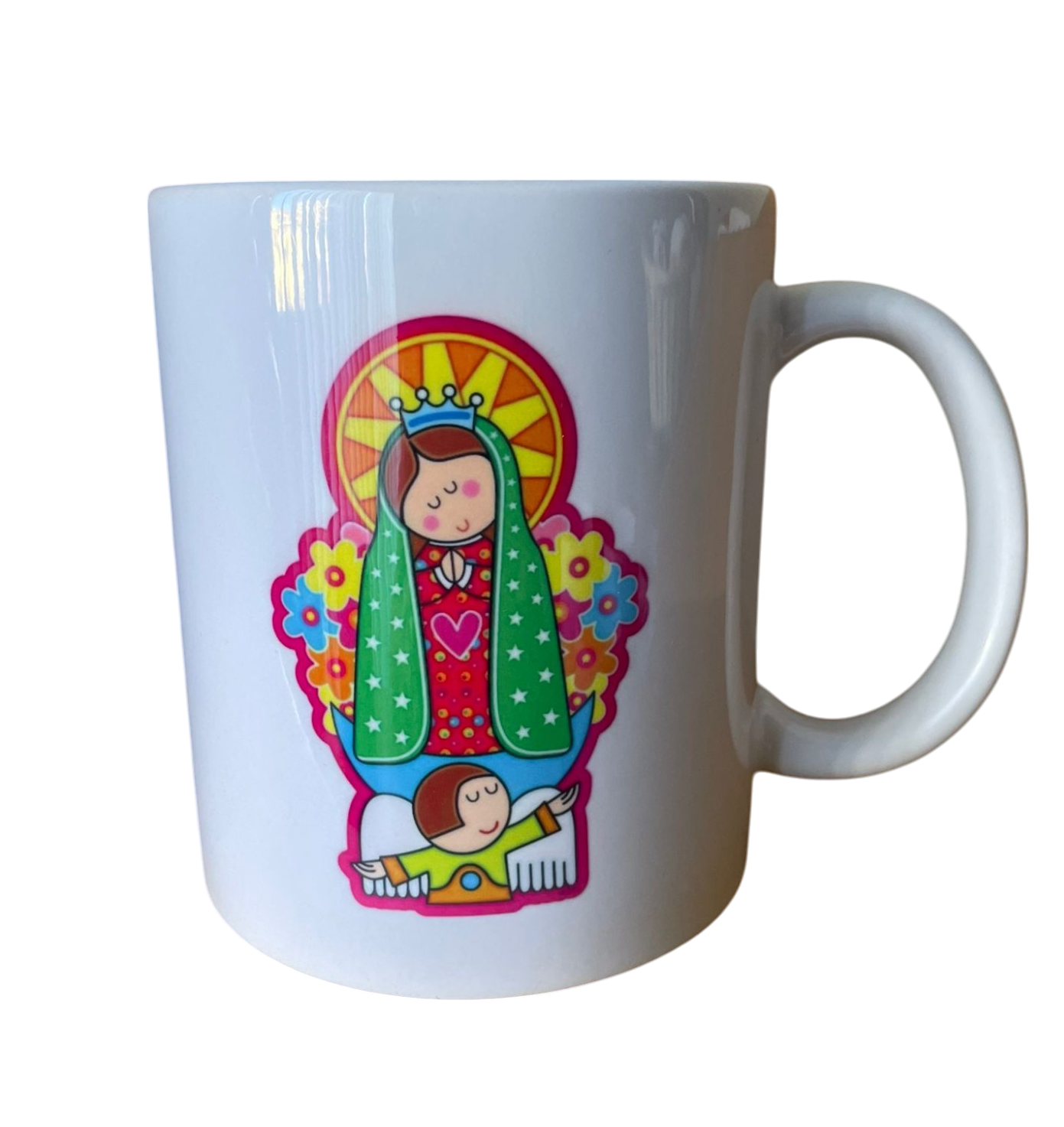 Taza virgen de Guadalupe