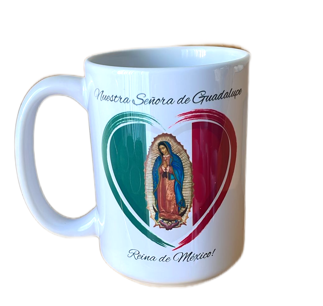 Taza virgen de Guadalupe