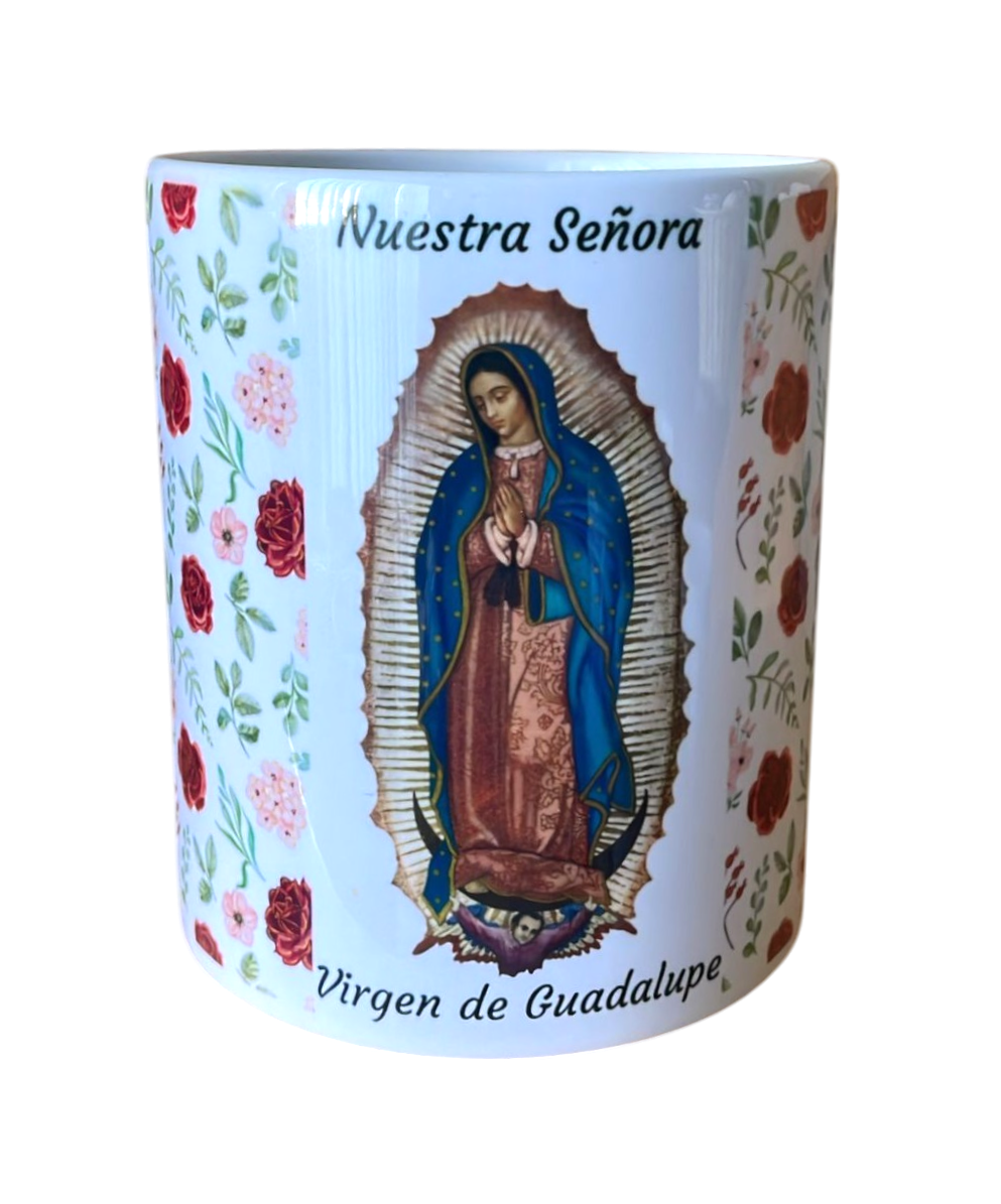 Taza virgen de Guadalupe