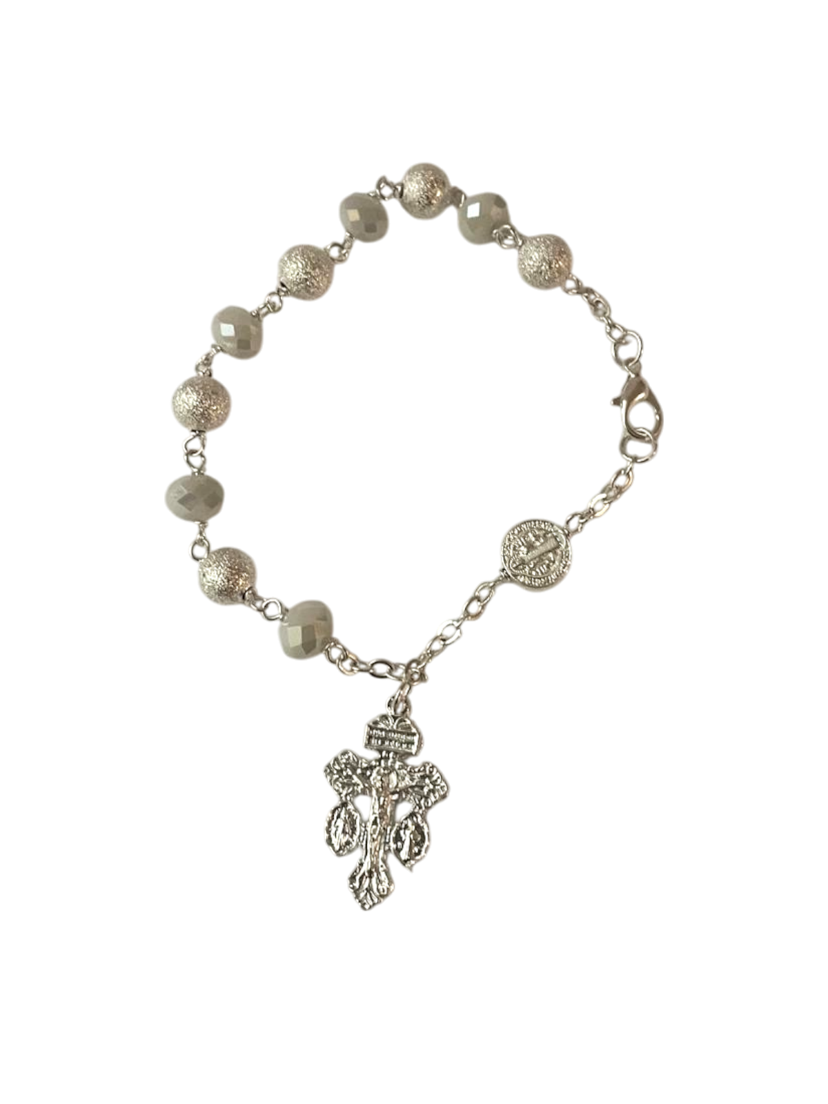 Pulsera de San Benito y Cruz del perdón