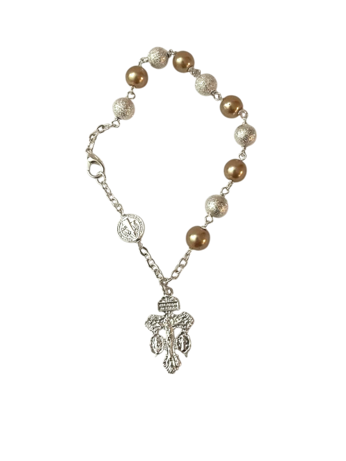 Pulsera de San Benito y Cruz del perdón