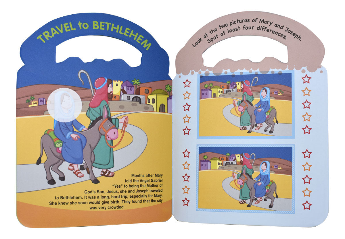 Catholic activity & sticker book about Christmas