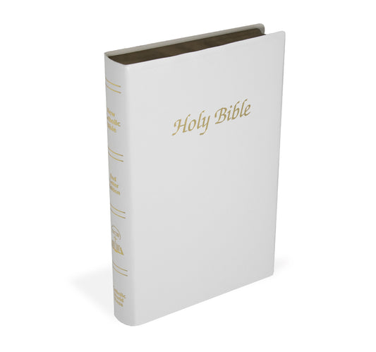 NCB First Communion Bible - White
