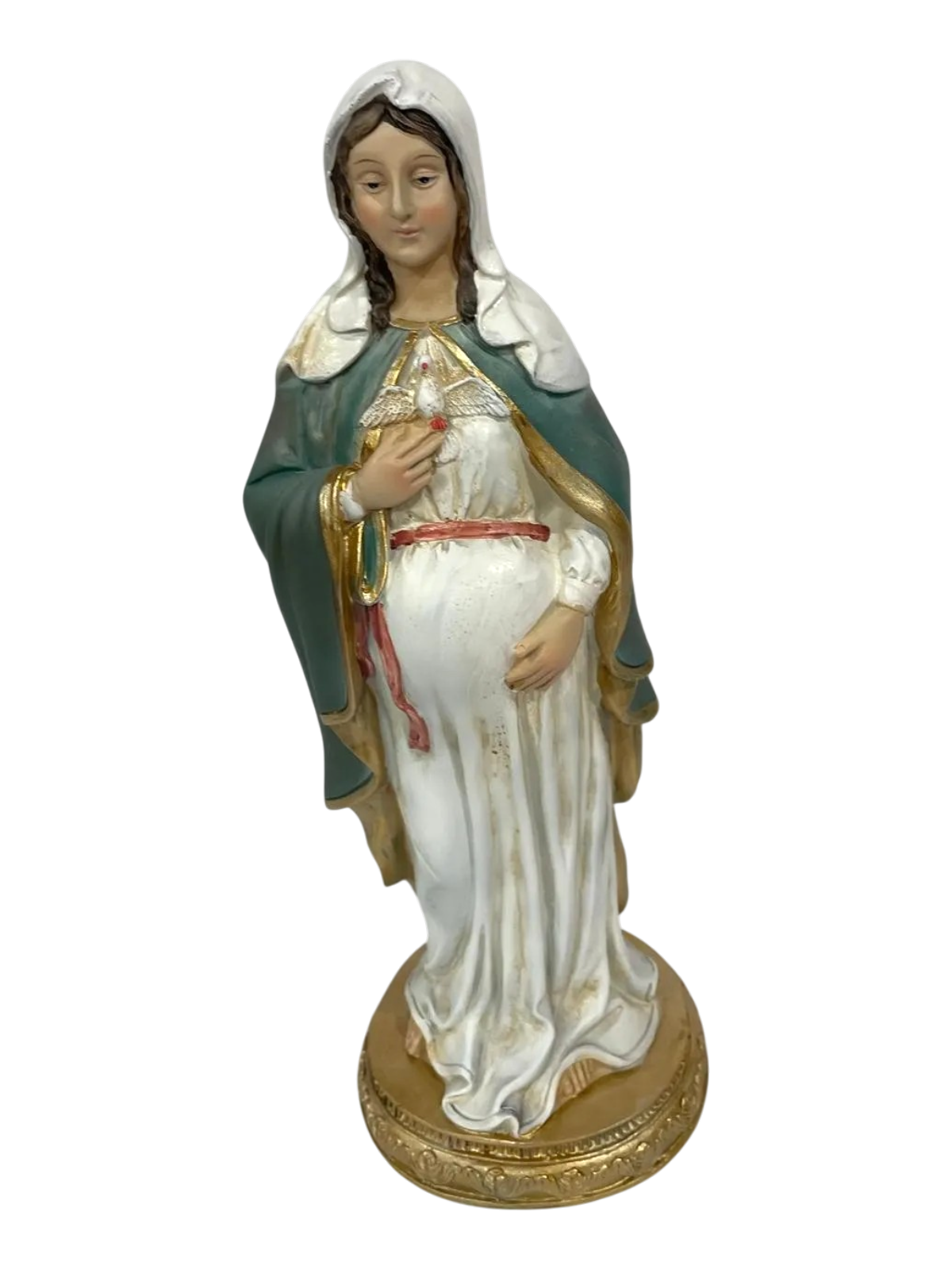 Cerámica Virgen de la dulce espera 12 in