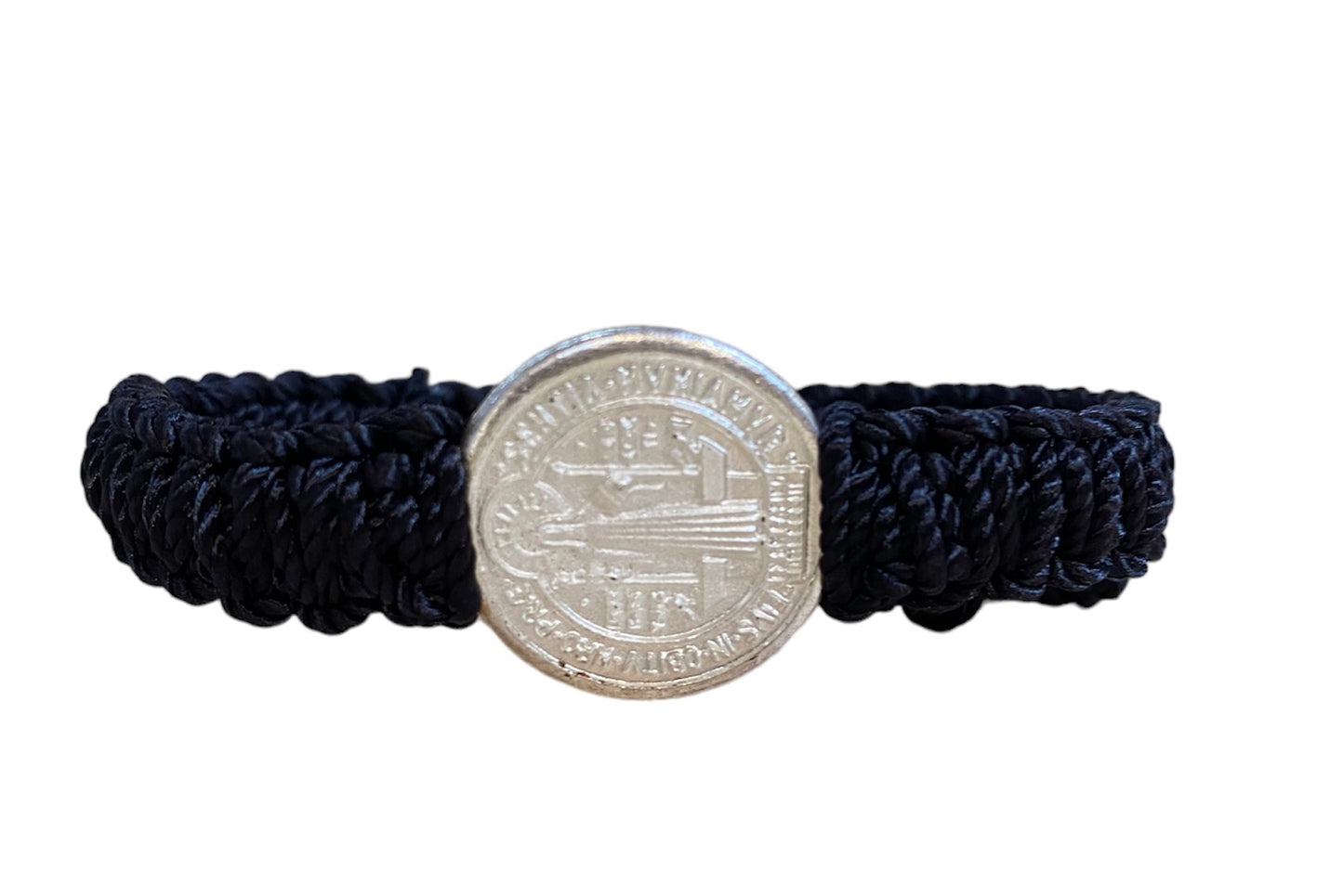 Pulseras de hilo/Medalla mediana San Benito