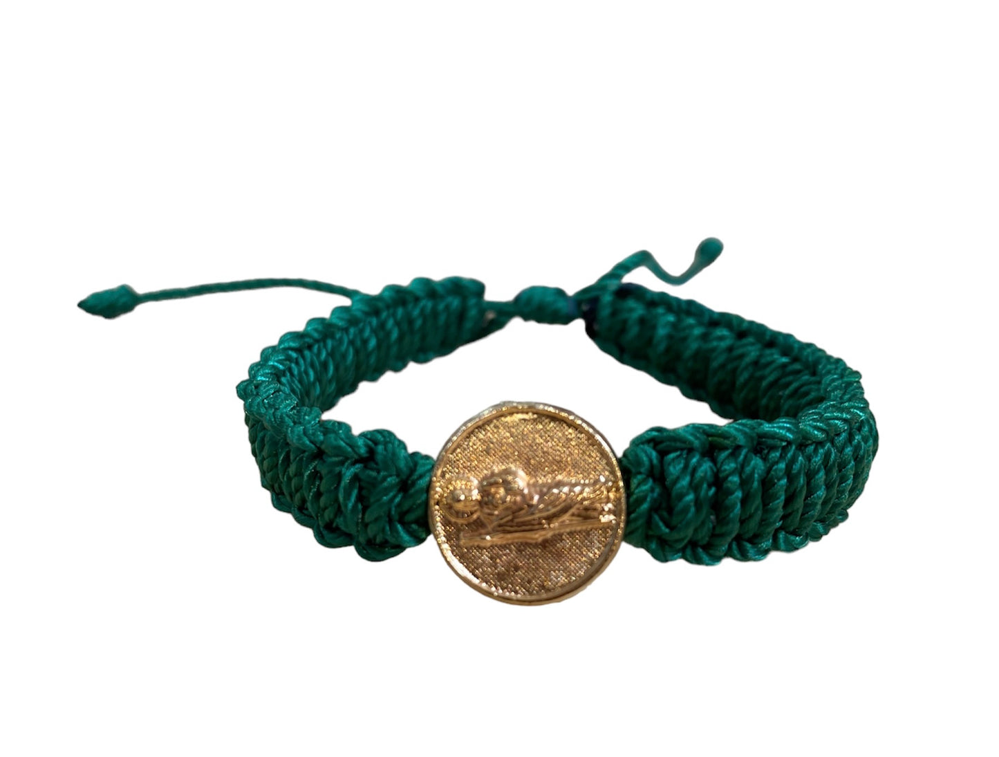 Pulsera de hilo San Judas/Virgen de Guadalupe