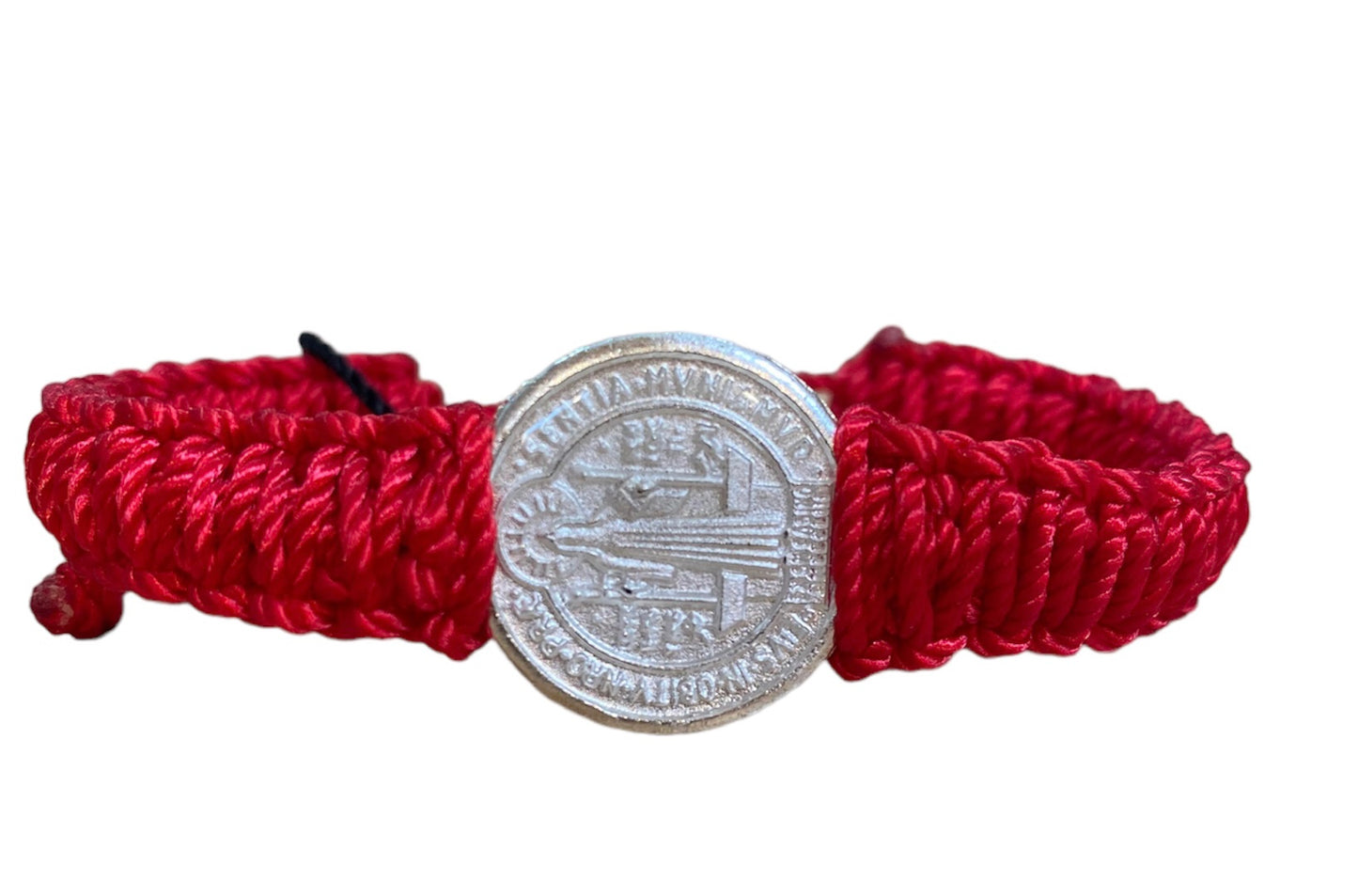 Pulseras de hilo/Medalla mediana San Benito