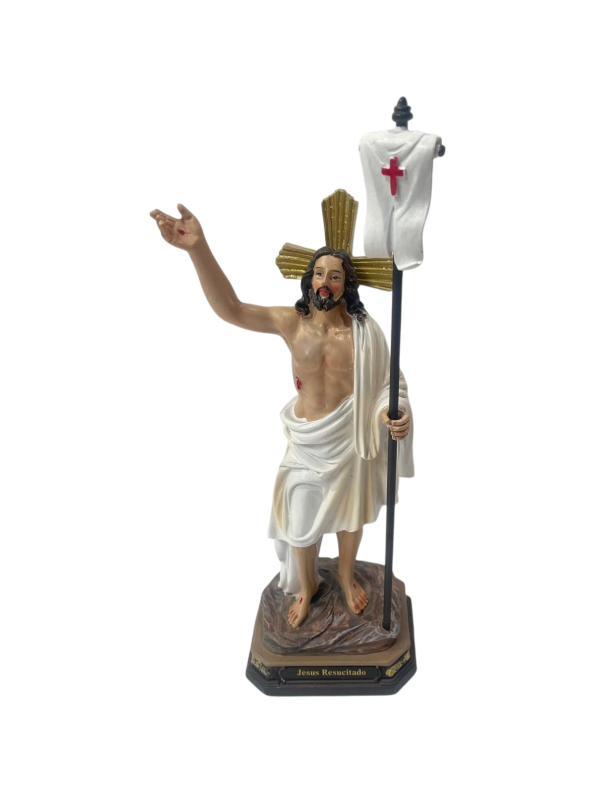 Cerámica: Jesús resucitado 8"