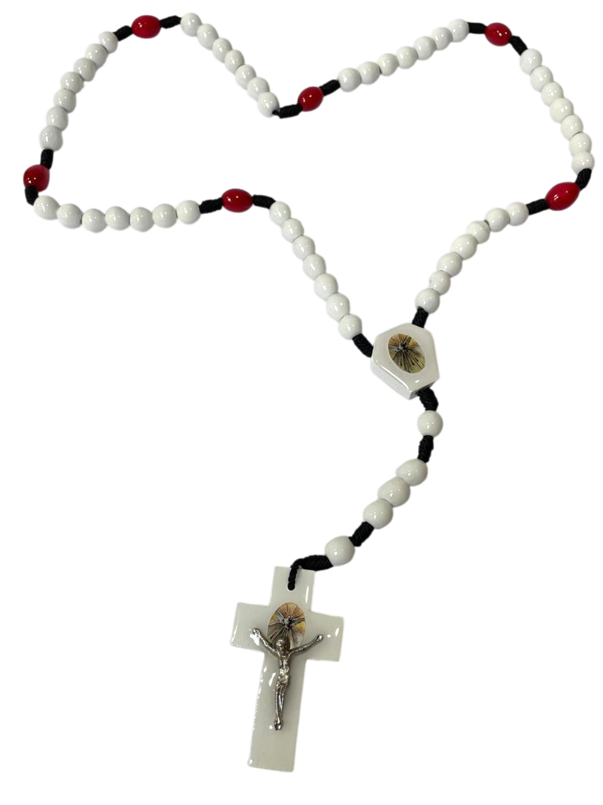 Rosario de madera del Espiritu Santo