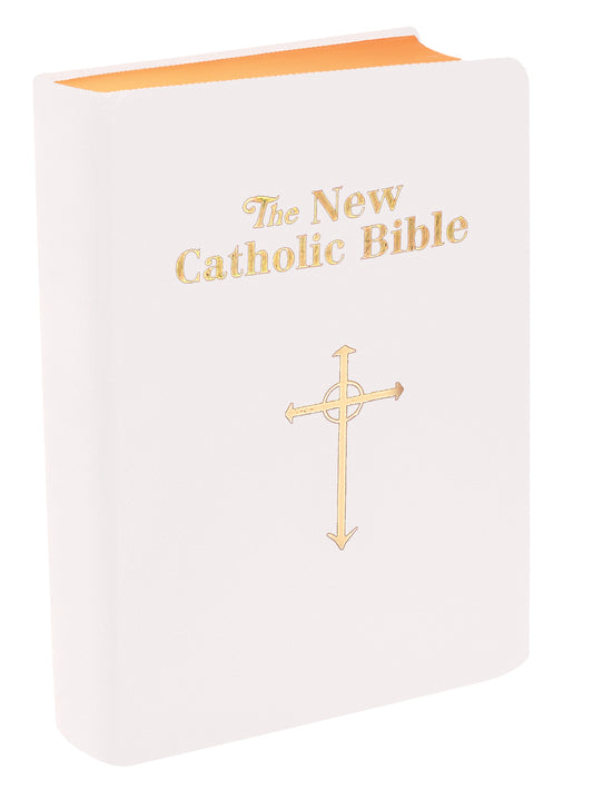 St. Joseph New Catholic Bible - white