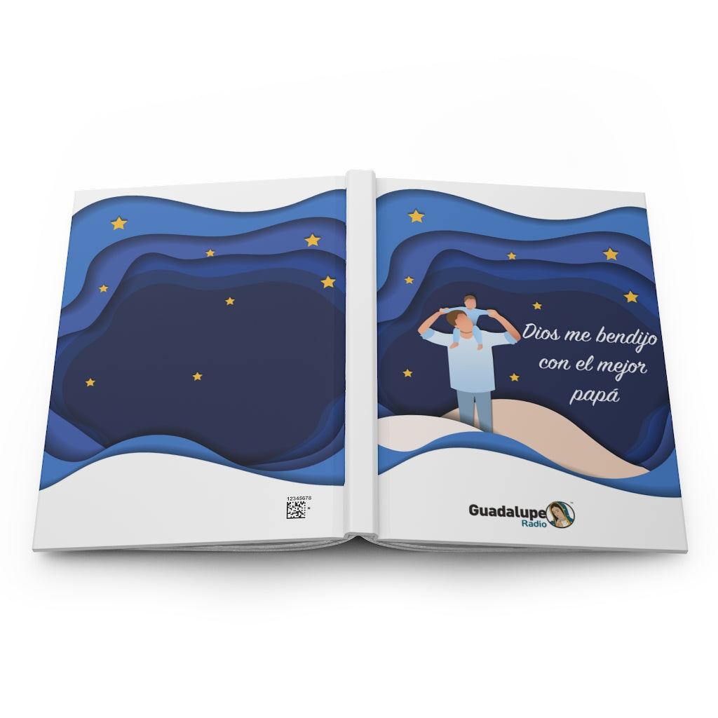 Cuaderno: Dios me bendijo con el mejor Papá