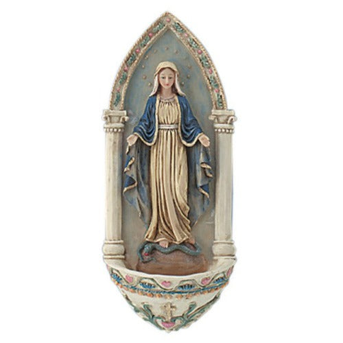 Fuente para agua bendita / Virgen Mialgrosa