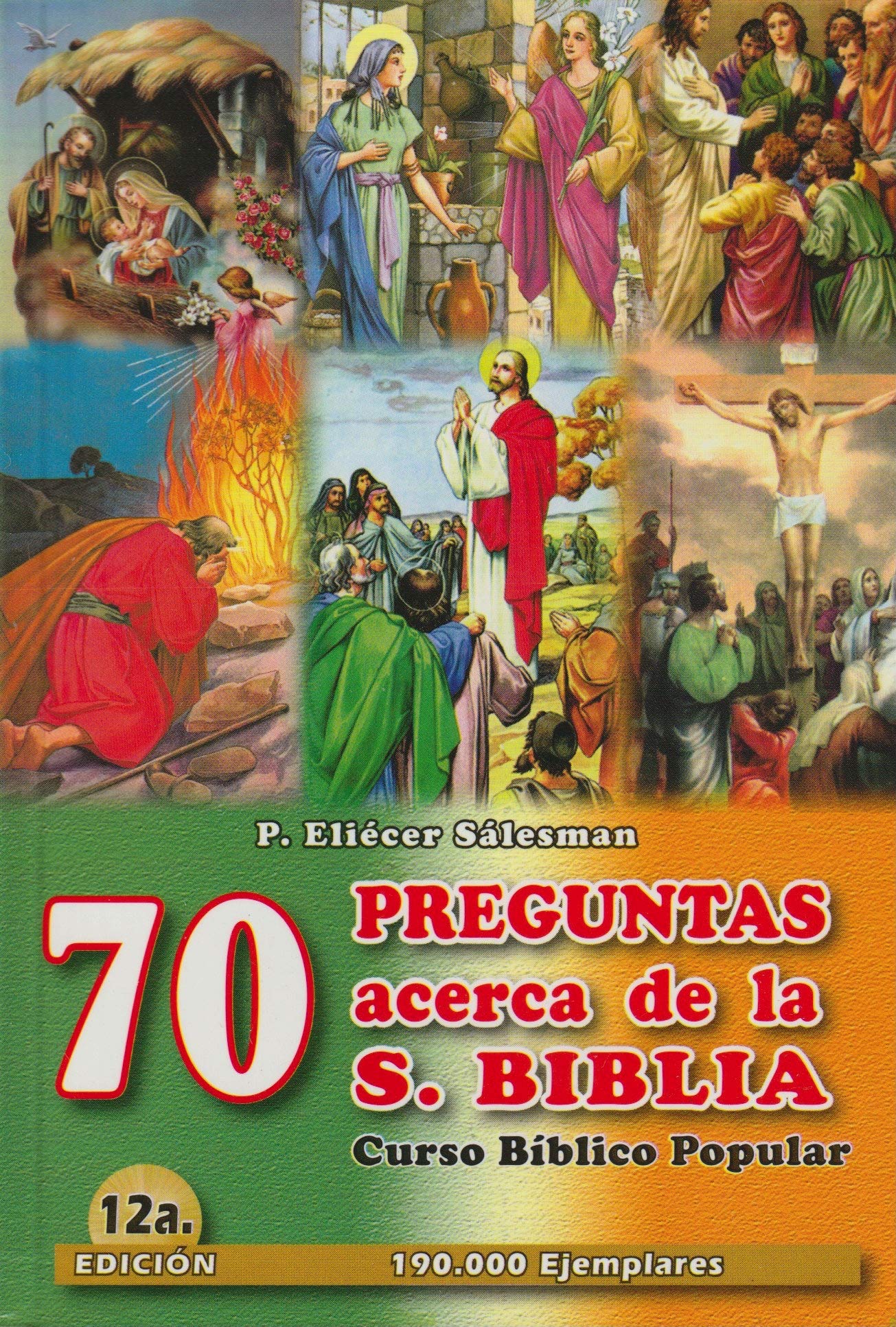 En Santa Maria del Monte nuestra meta es evangelizar y nuestros productos nos ayudan a hacerlo,por eso te presentamos este libro ¨70 Preguntas acerca de la S. Biblia: Curso Bíblico Popular provee al lector una serie de respuestas a 70 preguntas acerca de las Santas Escrituras,las cuales cubren pasajes desde el Génesis, hasta el Apocalipsis, incluyendo El Evangelio.Disfrútalo y ayúdanos a llevar el mensaje de Cristo.Se parte de nuestra Mision. Nuestros productos hablan por sí solos.