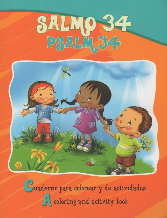 Salmo 34 -Cuaderno para colorear - Bilingüe