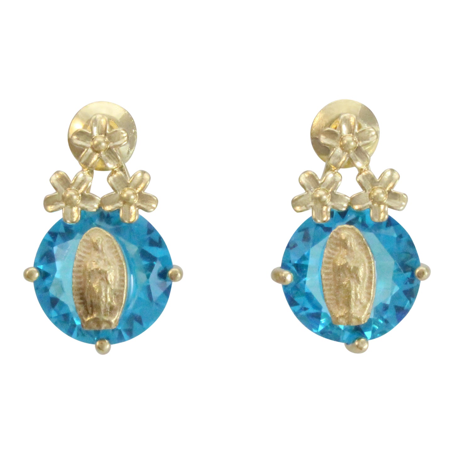 Aretes de la Virgen de Guadalupe