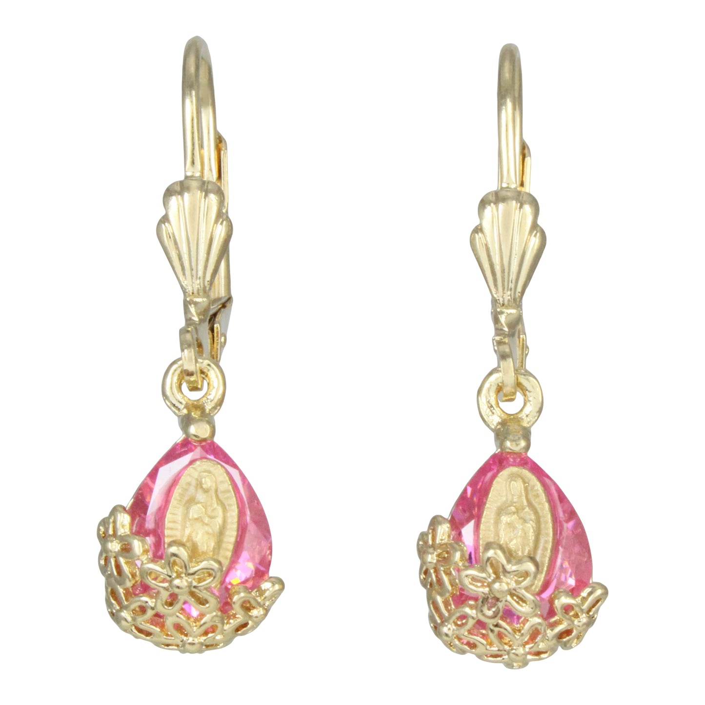 Aretes de la Virgen de Guadalupe