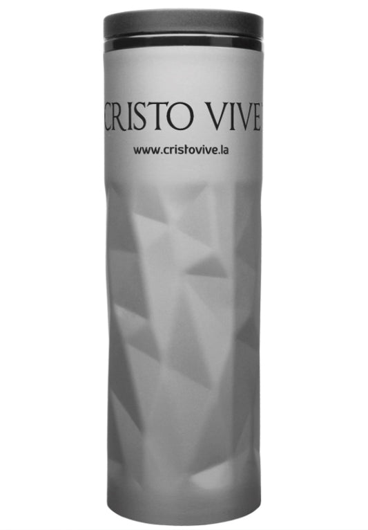 Termo gris Cristo Vive - CV/20