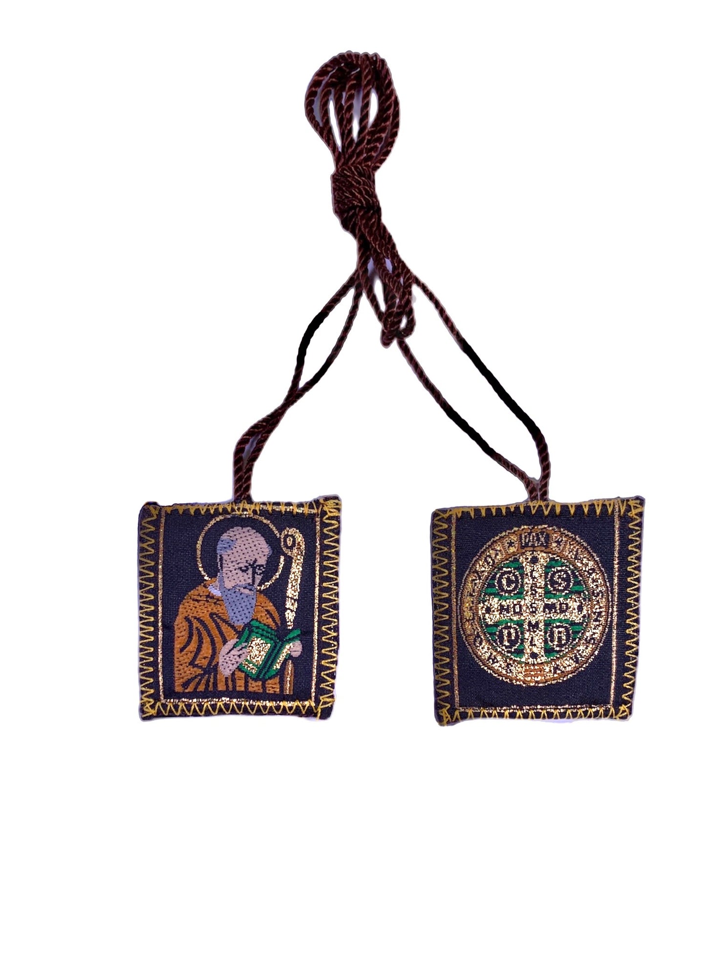 Escapulario pequeño V Carmen-San Benito-Misericordia