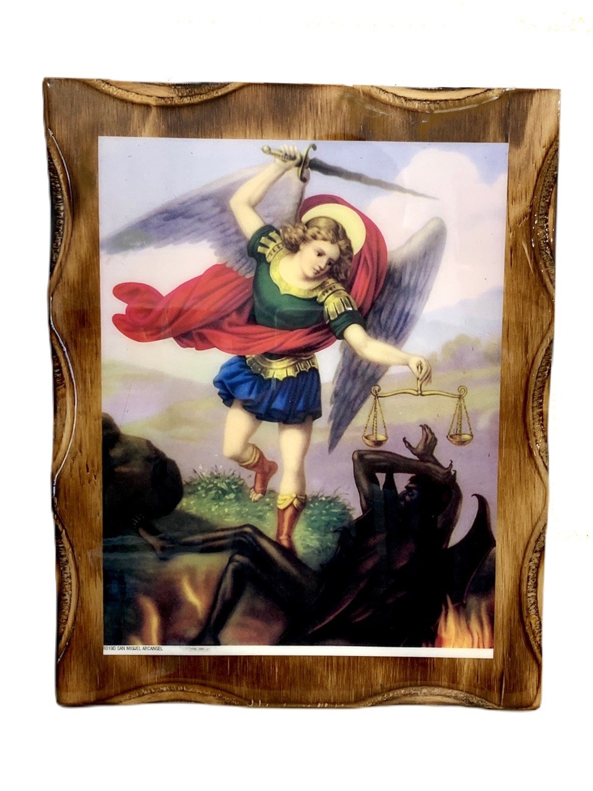 Cuadro de San Miguel Arcangel 11x16