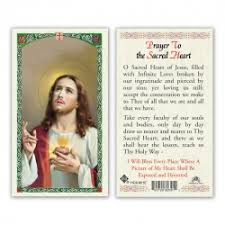 Sagrado Corazón/Sacred Heart of Jesus - Estampa/Holy Card