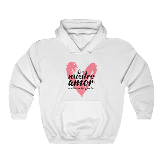 Sudadera para ella - que nuestro amor sea de Dios
