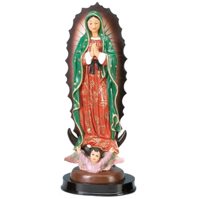 En Santa Maria del Monte nuestra meta es evangelizar y nuestros productos nos ayudan a hacerlo, por eso te presentamos esta imagen "Virgen de Guadalupe " que encontrarás en nuestra sección de "Arte Sacro¨. Disfrútalo y ayúdanos a llevar el mensaje de Cristo. Nuestros productos hablan por sí solos.