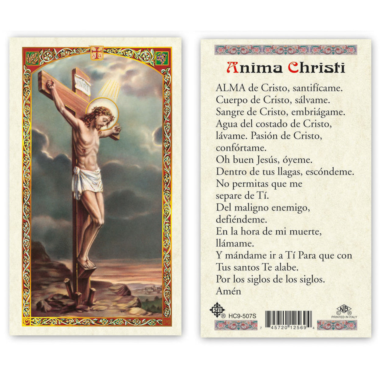 Cristo Crucificado /Crucified Christ - Estampa/Holy card