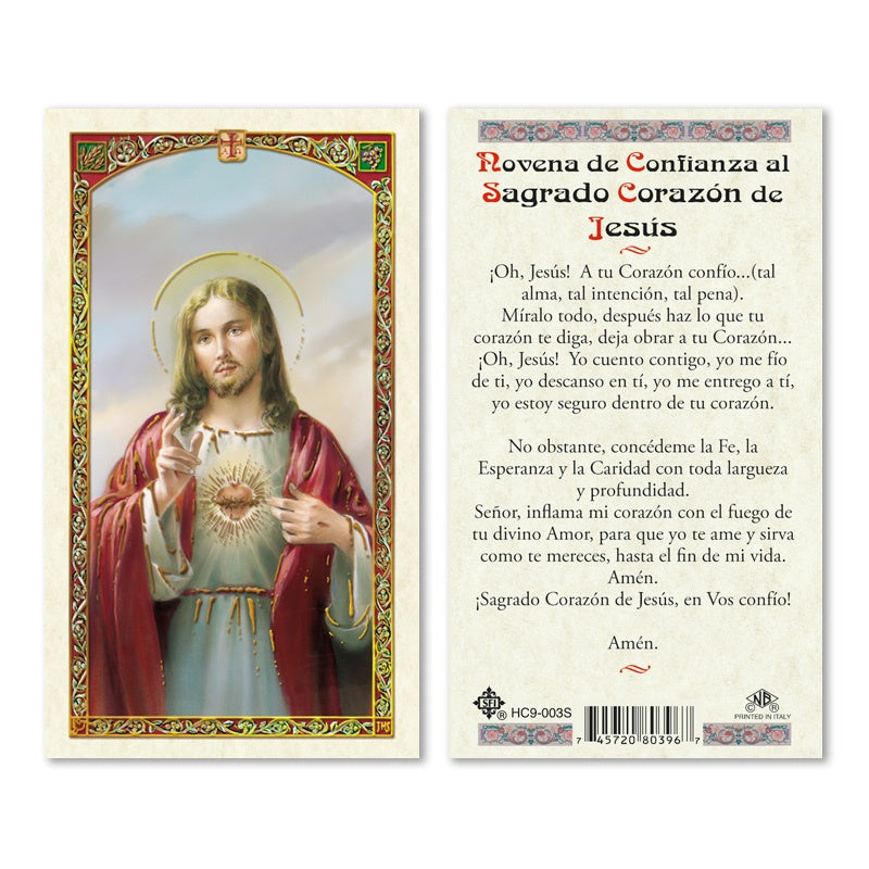 Sagrado Corazón/Sacred Heart of Jesus - Estampa/Holy Card