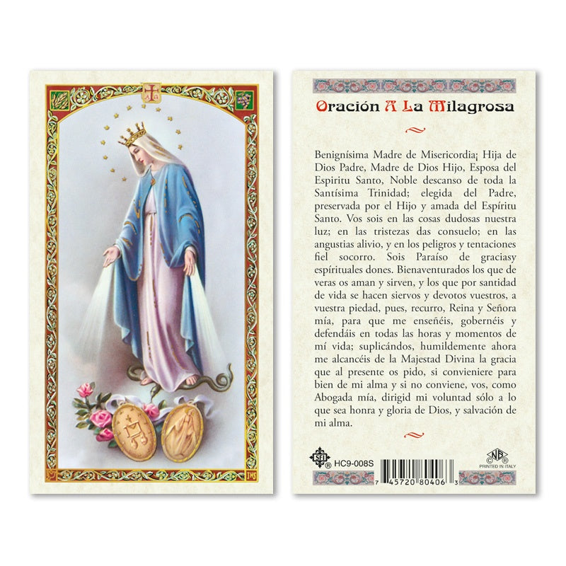Virgen Milagrosa/Our lady of Miraculous - Estampa/Holy card
