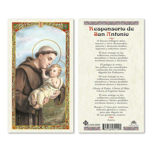En Santa Maria del Monte nuestra meta es evangelizar y nuestros productos nos ayudan a hacerlo, por eso te presentamos esta estampita de San Antonio en nuestra sección  de oraciones, novenas y devociones. Disfrútala y ayúdanos a  llevar el mensaje de Cristo.  Nuestros productos hablan por sí