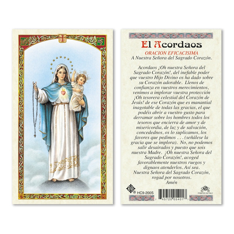 Virgen del Rosario - Estampa