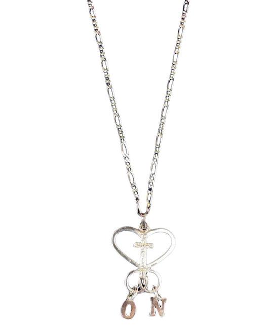 Cadena de plata personalizable con iniciales