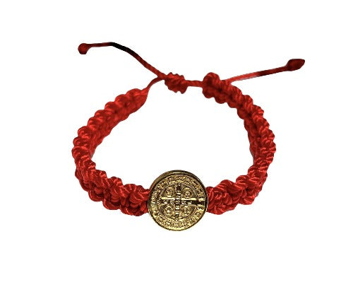 Pulseras con Medalla pequeña de San Benito