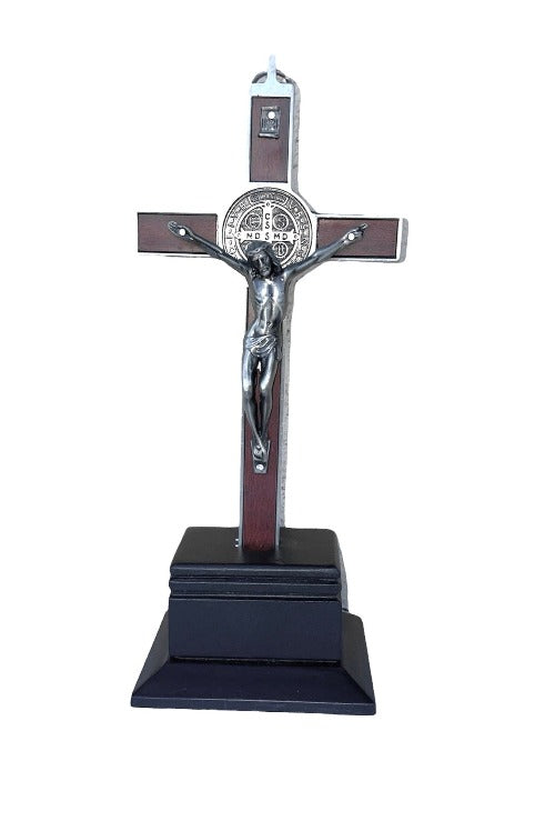 Crucifijo San Benito con base 9´