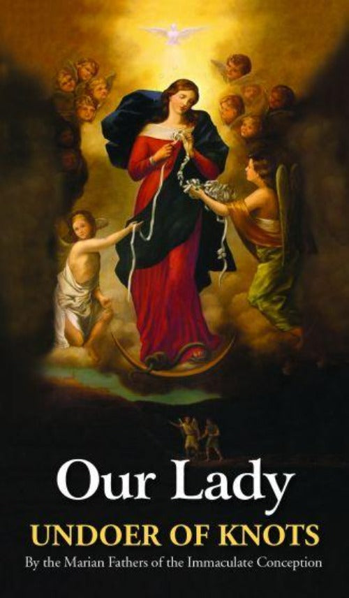 In Santa María del Monte, our goal is to evangelize and our products help us to do so, that is why we present you this book: "Our Lady, Undoer of Knots" delve into the history of devotion to Our Lady, Undoer of Knots, which with the election of Pope Francis, is among the Church's fastest growing devotions today.Find it in our books section and help us carry the message of Christ.Be part of Our Mission! ¡Our products speak for themselves!