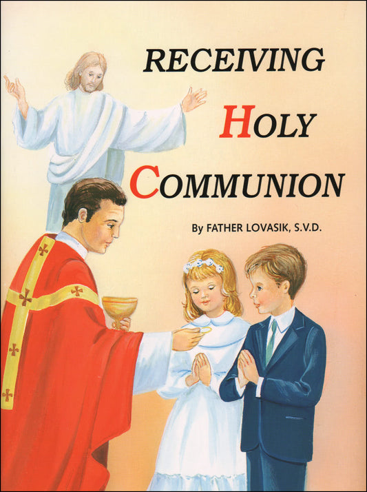 In Santa Maria del Monte catholic bookstore our goal is to evangelize and our products help us to do so,this is why we present you this book:The Institution of the Holy Eucharist; Jesus Offers Himself in the Mass; The Mass--Our Greatest Gift to God; Holy Communion Helps Us Love God and Each Other .Enjoy and help us to carry the message of Christ! Be part of our mission!                                       Our products speak for themselves!