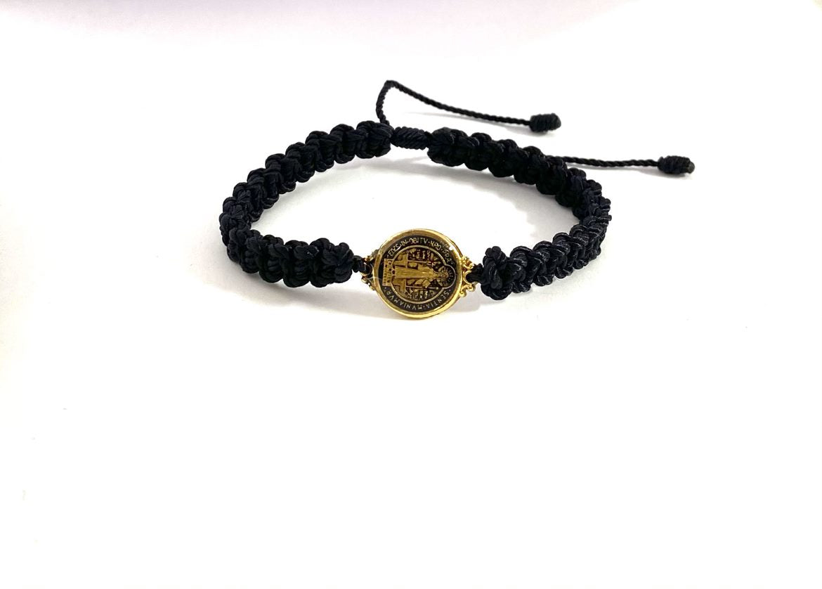 Pulseras con Medalla pequeña de San Benito