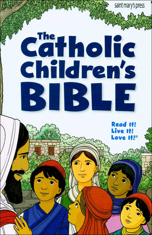 At Santa Maria del Monte, catholic bookstore, our goal is to evangelize and our products help us to do so, this is why we present The Catholic Children's Bible, the first-ever complete Catholic children's Bible,that not only inspires but empowers children to read, live, and love the full Word of God. Children will know and understand God's saving plan revealed through 125 featured story spreads highlighting key Bible passages.Enjoy it and help us to carry the message of Christ. Be part of Our Mission!